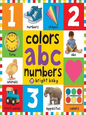 cover image of Big Board Books Colors, ABC, Numbers